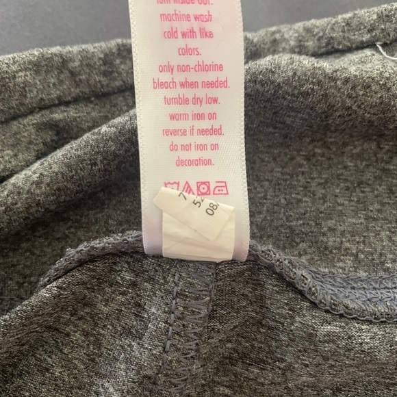 Girls Justice Leggings Gray Size 14/16 - Picture 6 of 6